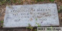 Pvt Romonzo M. Havens