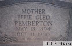 Effie Cleo Rich Pemberton