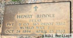 Henry Riddle