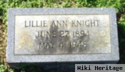 Lillie Ann Short Knight