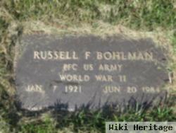 Russell F Bohlman