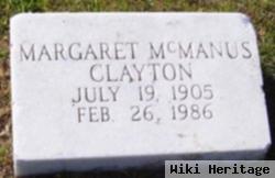 Margaret Mcmanus Clayton