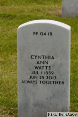 Cynthia Ann Lively Watts