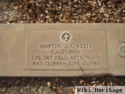 Martin Joseph O'keefe