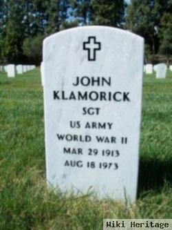 Sgt John Klamorick