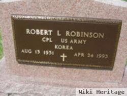 Robert L "bob" Robinson