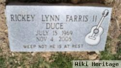 Rickey Lynn "duce" Farris, Ii