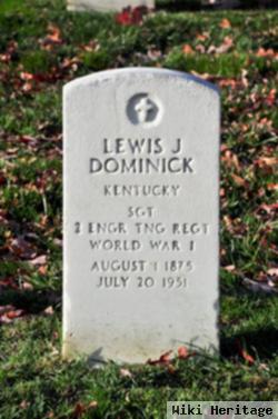 Lewis J Dominick