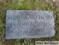 Sarah D'ella Ward Henry