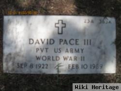 David Pace, Iii