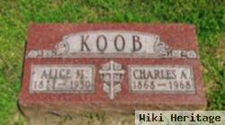 Charles A Koob