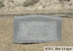 Sarah Francis "fannie" Harris Spencer