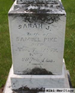 Sarah J Jenkins Pike