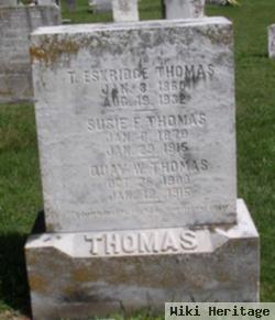 Susie F. Hildebrand Thomas