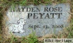 Hayden Rose Peyatt