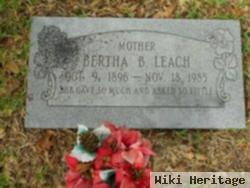 Bertha B Leach