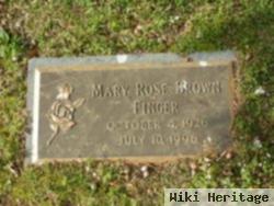 Mary Rose Brown Finger