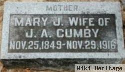 Mary `j. Cumby