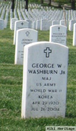 George W Washburn, Jr.