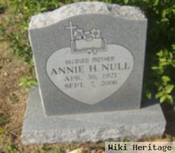 Annie H Null