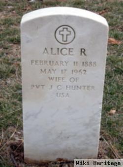 Alice R Hunter