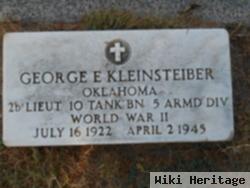 Lieut George E Kleinsteiber