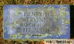 Henry H Ervine