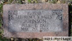 Florence Virginia "flossie" Bales Johnson