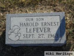 Harold Ernest Lefever