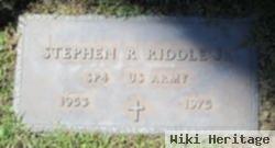 Stephen R Riddle, Jr