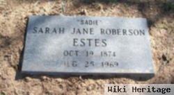 Sarah Jane Roberson Estes