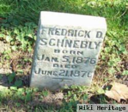 Fredrick D "freddie" Schnebly