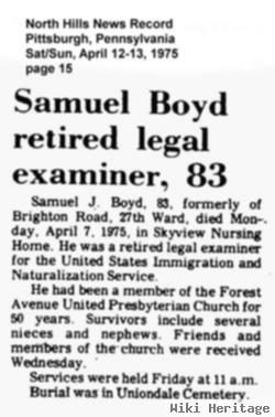 Samuel J. Boyd