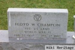 Pfc Floyd W. Champlin