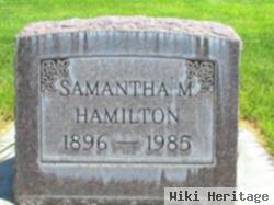 Samantha M Hamilton