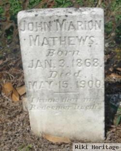 John Marion Mathews