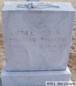 Mattie L. Hoback Thurston