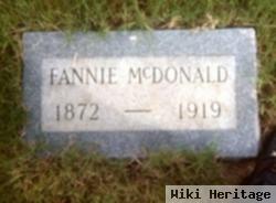 Frances Elizabeth "fannie" Martin Mcdonald