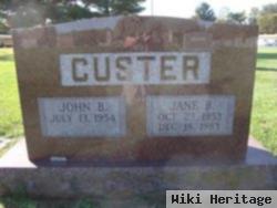 Jane Bryan Custer