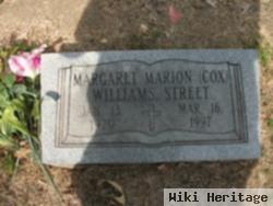 Margaret Marion Williams "cox" Street