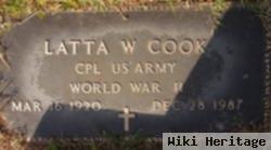 Latta W Cook