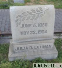 Julia Dettelbach Lehman