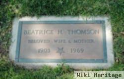 Beatrice H Thomson