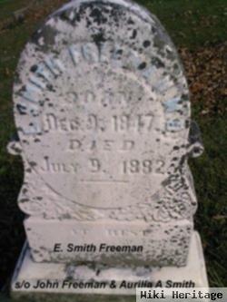 Dr E. Smith Freeman