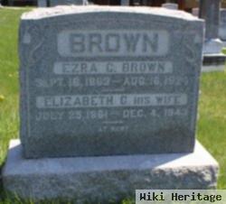 Elizabeth "lizzie" Gipe Brown