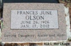 Frances June Olson