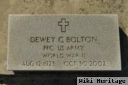 Pfc Dewey C. Bolton