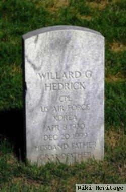 Willard G Hedrick