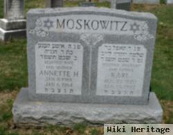 Annette H Moskowitz