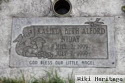 Kalista Beth Alford Niday